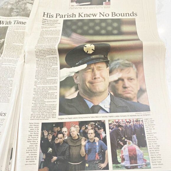 Los Angeles Times September 16, 2001 Vintage Newspaper - Picture 7 of 12